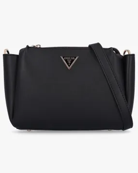 Guess Iwona Triple Compartment Black Cross-Body Bag | Simply Be