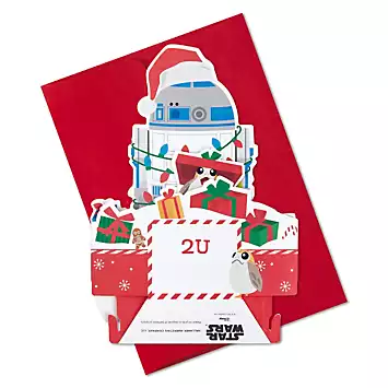 Hallmark Star Wars R2-D2 Musical & Light Up Paper Wonder Christmas Card | Kaleidoscope