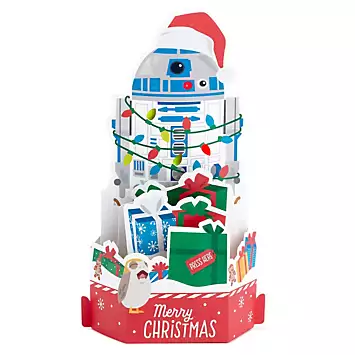 Hallmark Star Wars R2-D2 Musical & Light Up Paper Wonder Christmas Card | Kaleidoscope