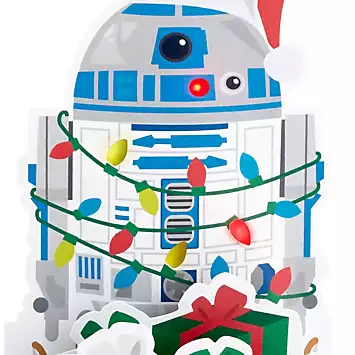 Hallmark Star Wars R2-D2 Musical & Light Up Paper Wonder Christmas Card | Kaleidoscope