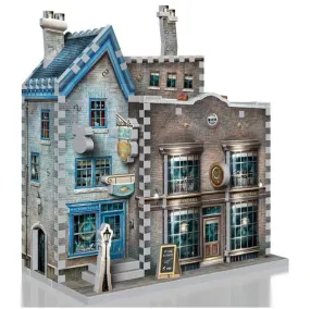 Harry Potter Diagon Alley Collection Olivanders & Scribbulus 3D Puzzle