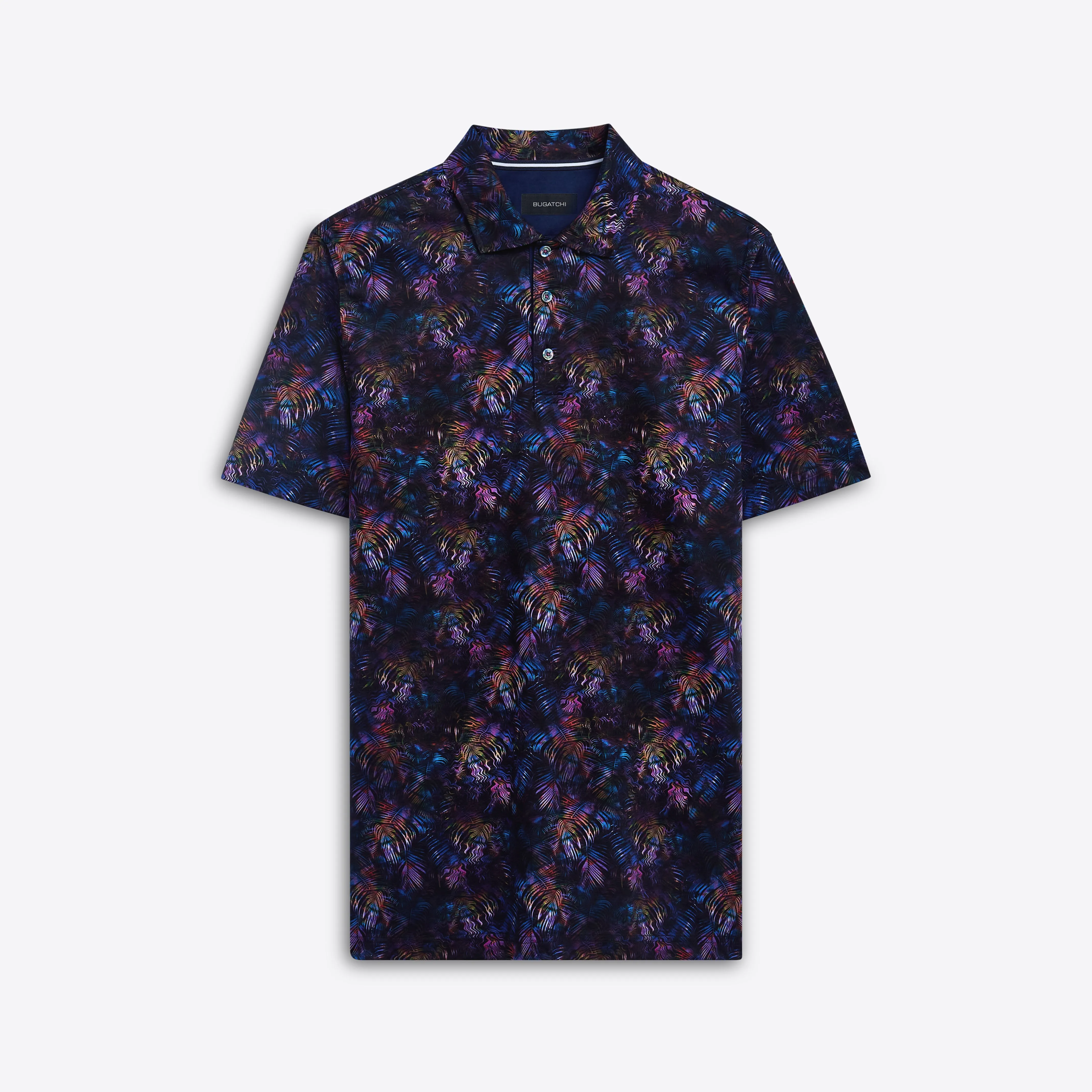 HENDRIX Palm Leaf Print Polo