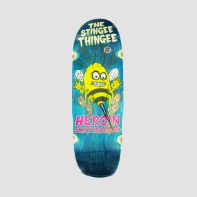 Heroin Stingee ThingeeRazor Edge Skateboard Deck Various Stains - 9.8