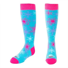 Hot Chillys Snowflake Ski Sock (Kids')