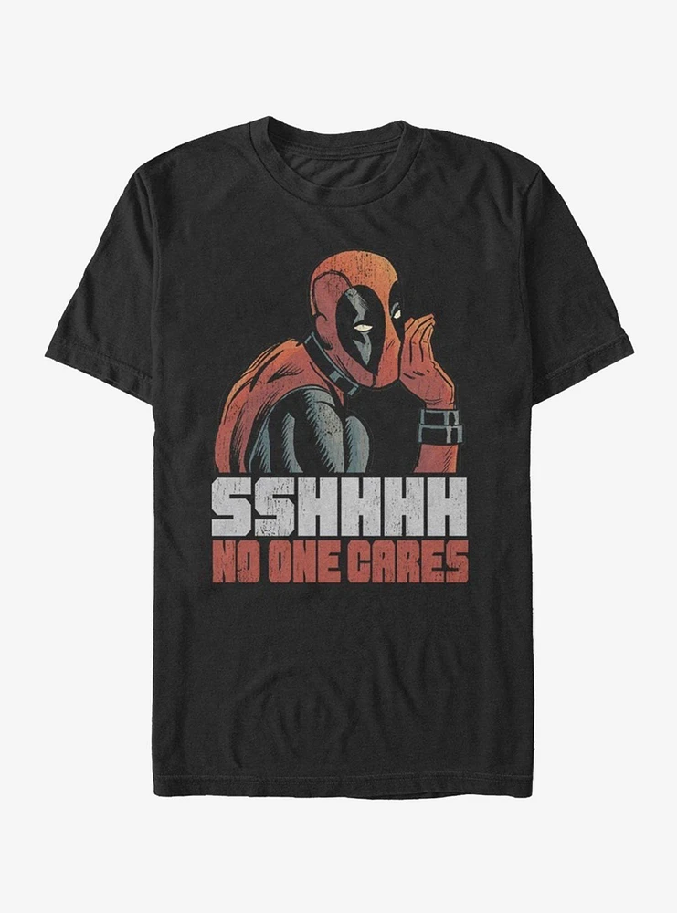 Hot Topic Extra Soft Marvel Deadpool No One  T-Shirt