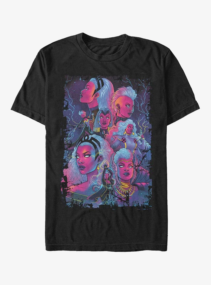 Hot Topic Extra Soft Marvel X-Men Visions Of Storm T-Shirt