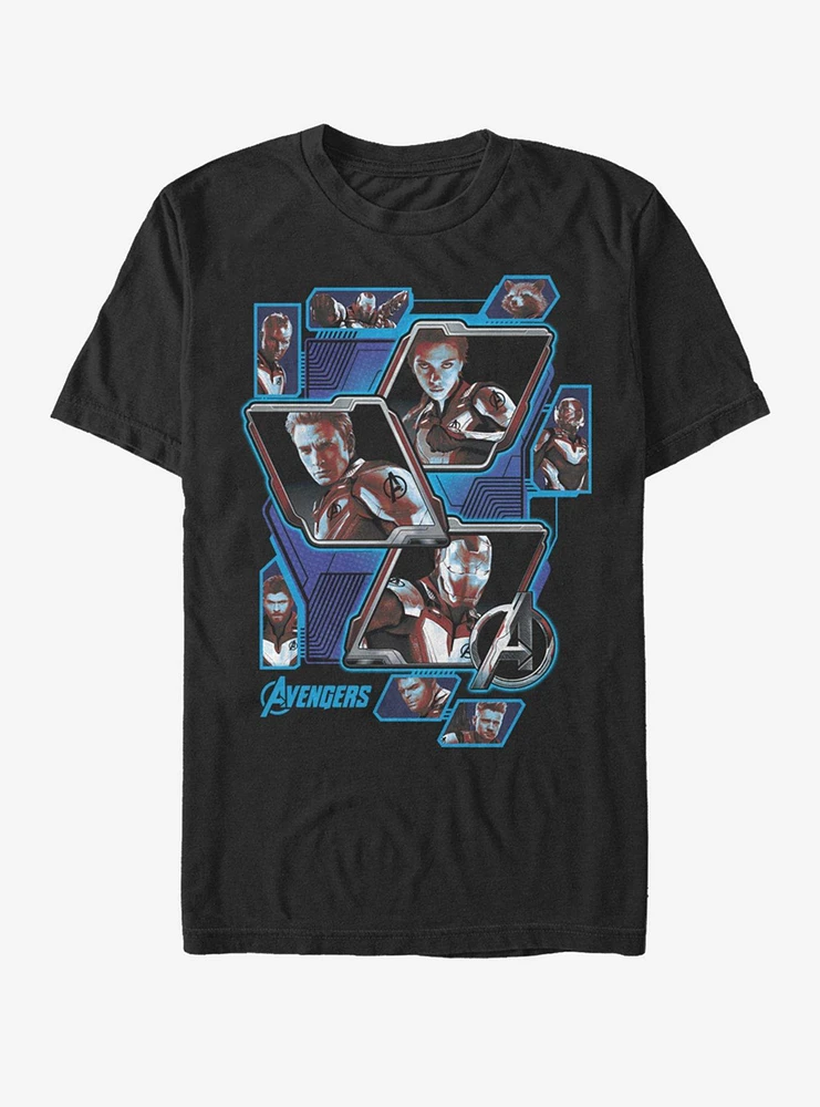 Hot Topic Marvel Avengers: Endgame Avengers Panel Shot T-Shirt