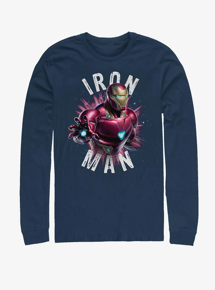 Hot Topic Marvel Avengers: Endgame Iron Man Burst Long-Sleeve T-Shirt