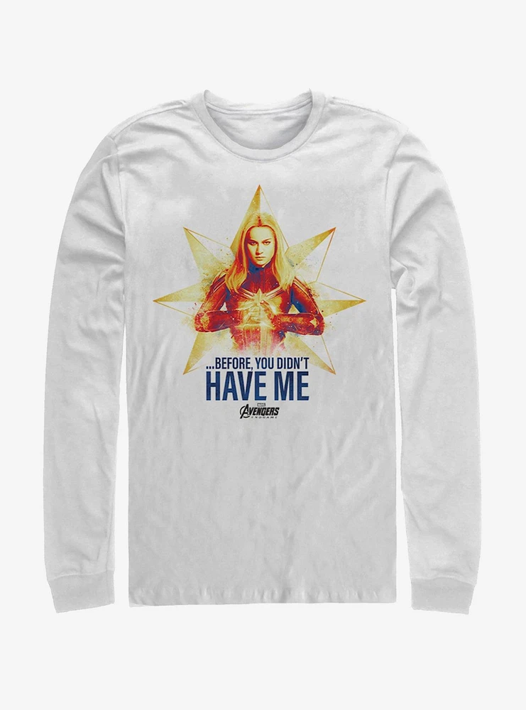 Hot Topic Marvel Avengers: Endgame Time White Long-Sleeve T-Shirt