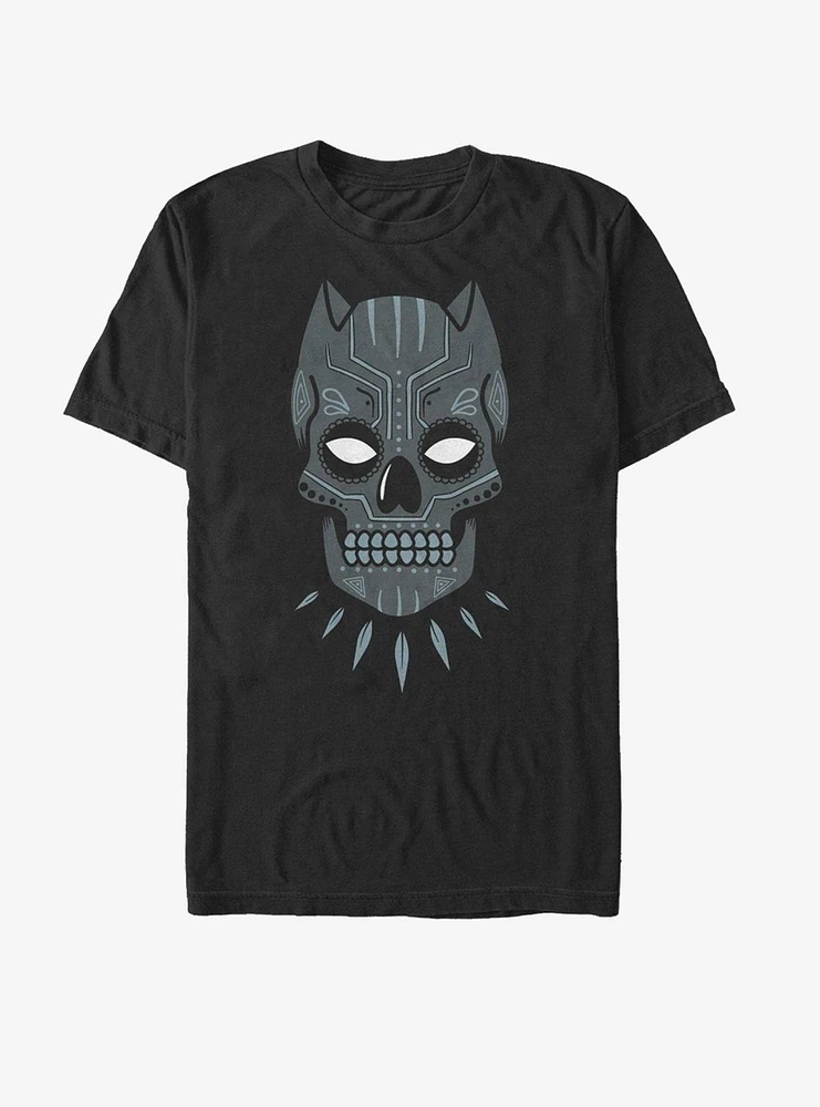 Hot Topic Marvel Black Panther Sugar Skull T-Shirt