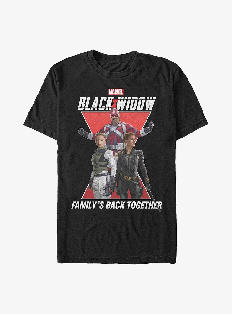 Hot Topic Marvel Black Widow Family T-Shirt