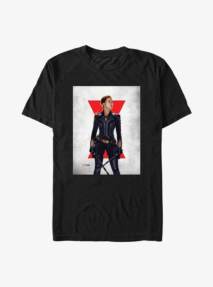 Hot Topic Marvel Black Widow Poster T-Shirt