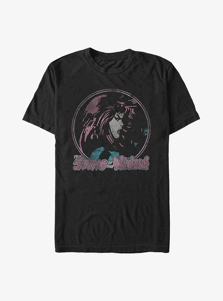 Hot Topic Marvel Black Widow Sting T-Shirt