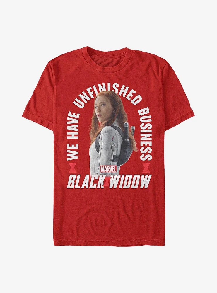 Hot Topic Marvel Black Widow T-Shirt Arch