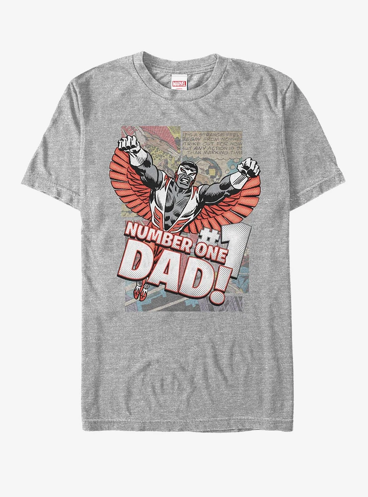 Hot Topic Marvel Falcon Number One Dad T-Shirt