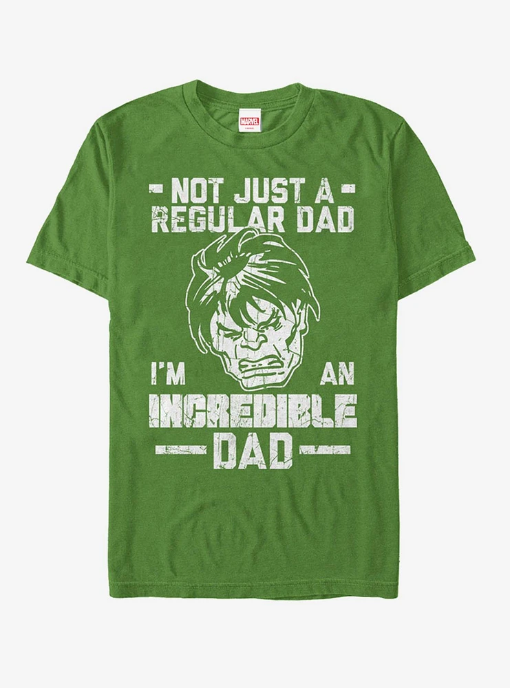 Hot Topic Marvel Father's Day Hulk Not Regular Dad T-Shirt