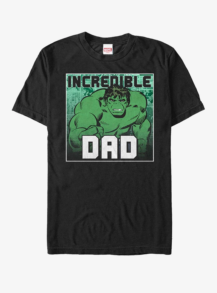 Hot Topic Marvel Hulk Incredible Dad T-Shirt