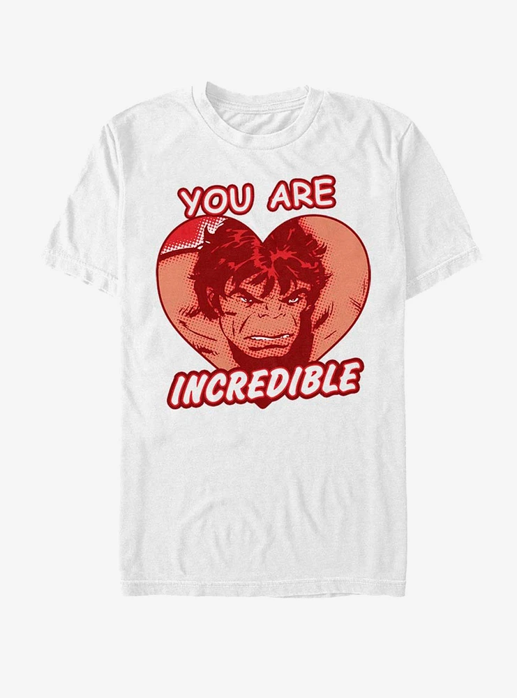 Hot Topic Marvel Hulk Incredible Heart T-Shirt