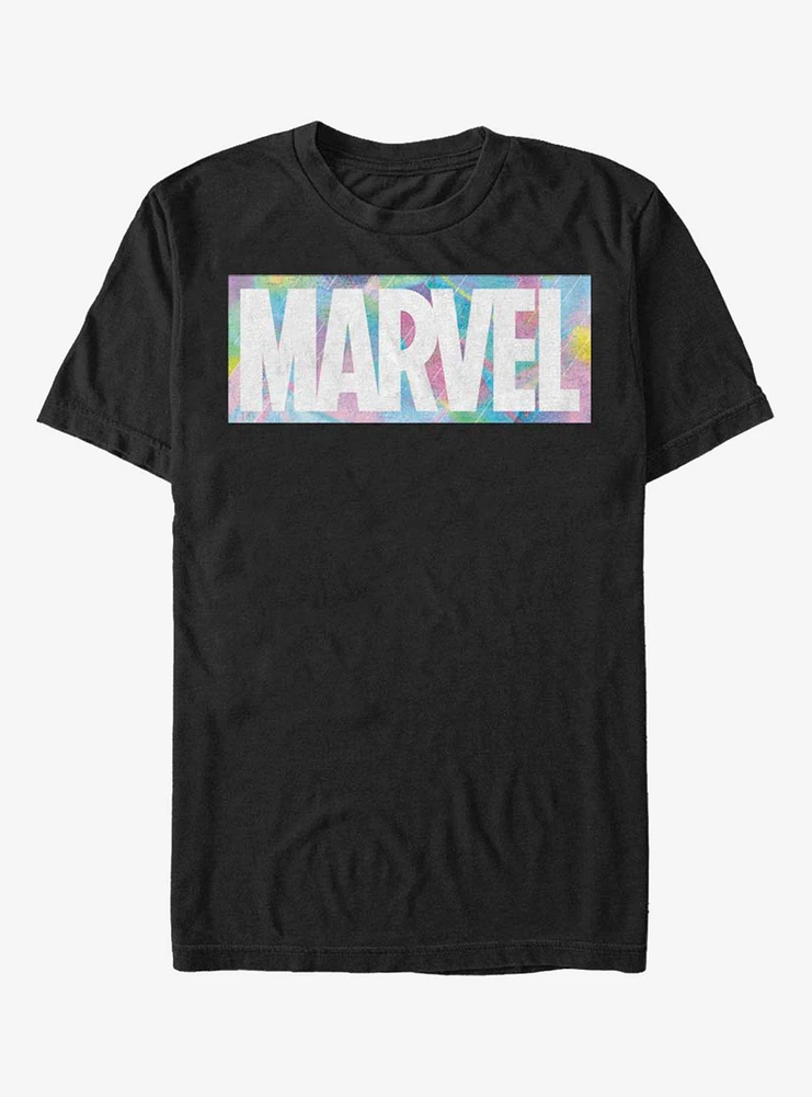 Hot Topic Marvel Iridescent Pop Logo T-Shirt