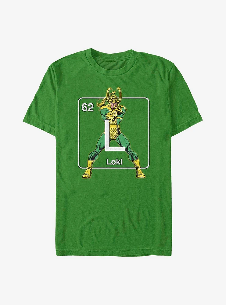 Hot Topic Marvel Loki Periodic T-Shirt