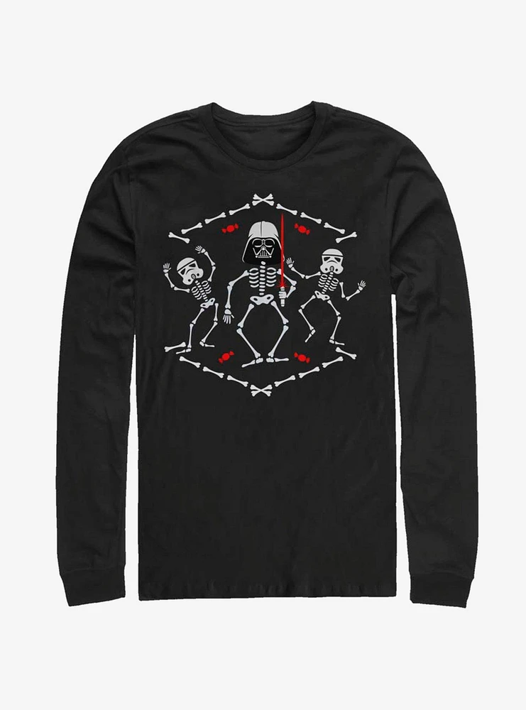 Hot Topic Star Wars Bones Vader Halloween Long-Sleeve T-Shirt