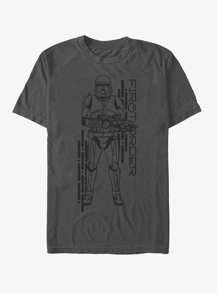 Hot Topic Star Wars Episode IX Rise of Skywalker Red Trooper Project T-Shirt