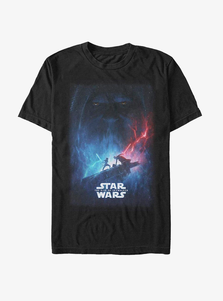 Hot Topic Star Wars: The Rise of Skywalker Tros Movie Poster T-Shirt