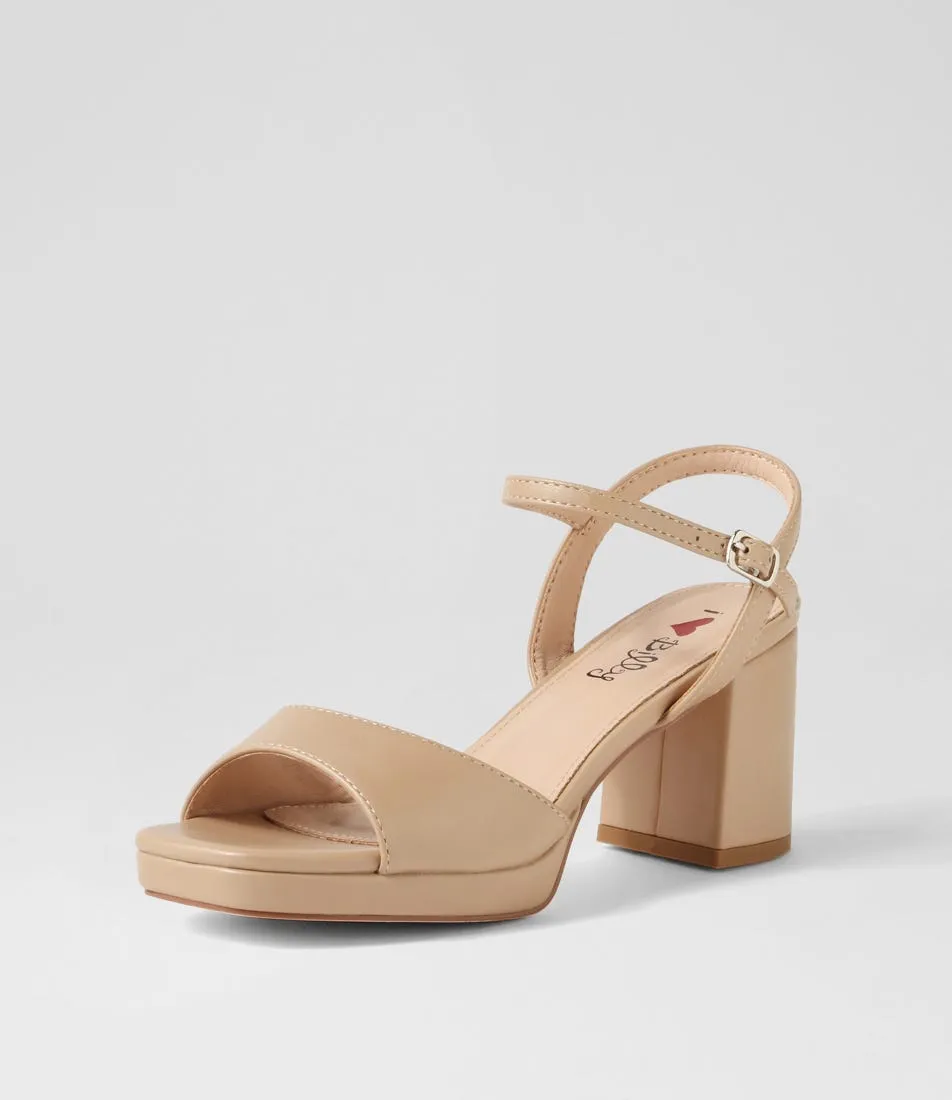 I LOVE BILLY Holara Nude Sandals