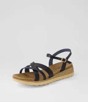 I LOVE BILLY Telement Black Sandals