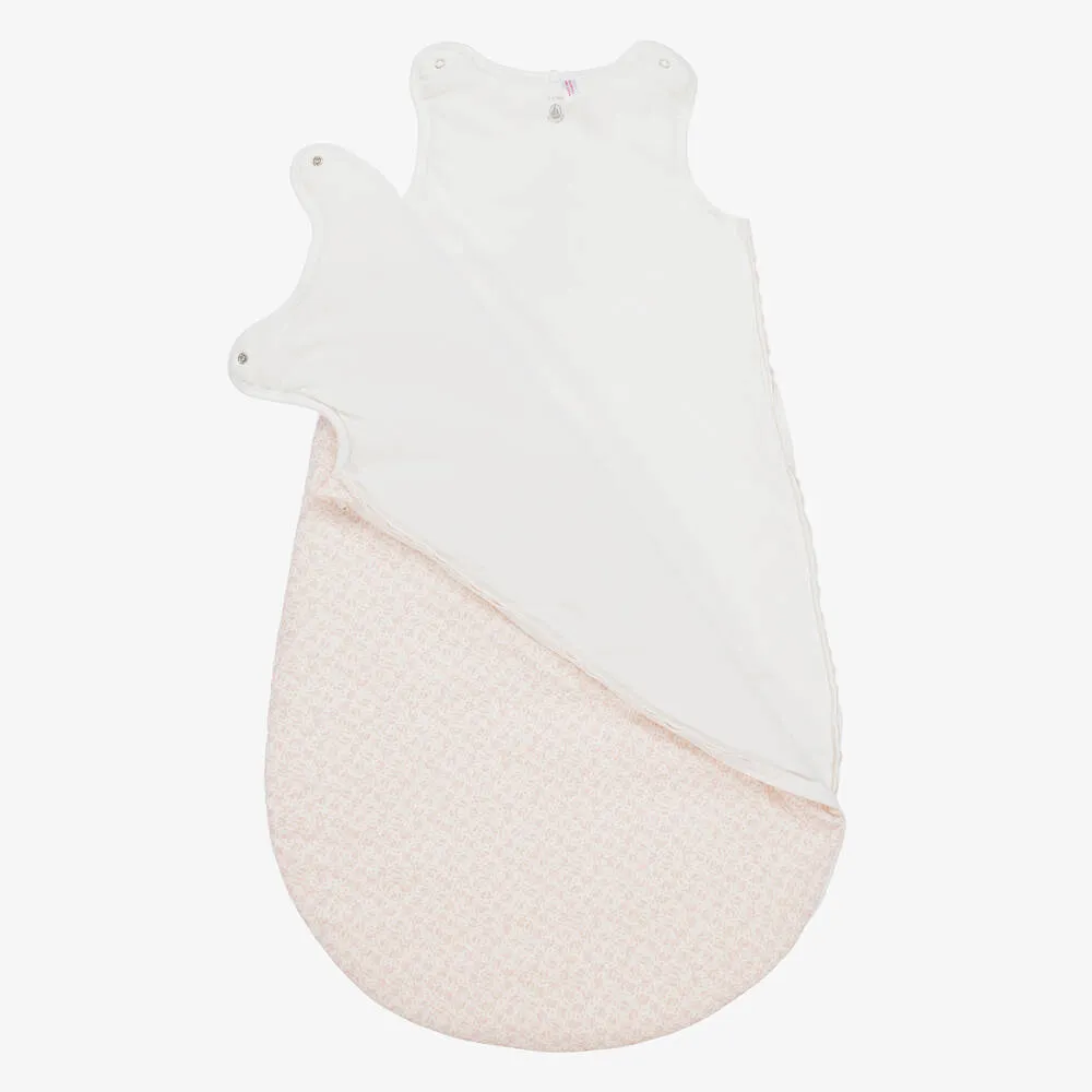 Ivory & Pink Cotton Sleeping Bag 