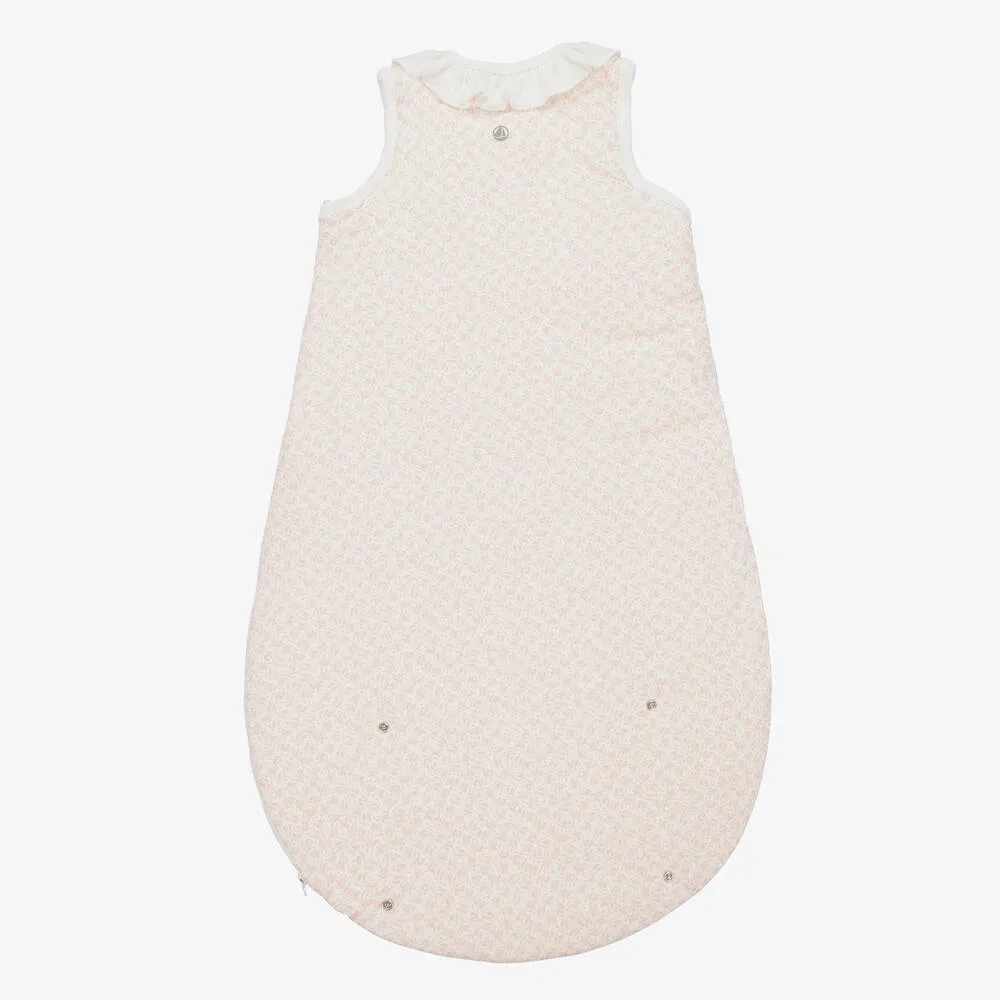 Ivory & Pink Cotton Sleeping Bag 