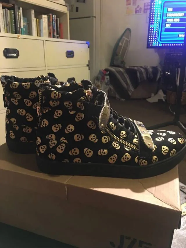 J75 jump zion skull sneakers