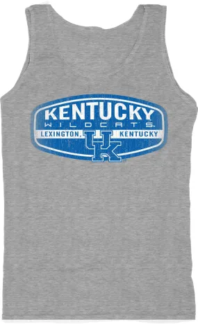 Kentucky Wildcats Blue 84 Light Gray 100% Cotton Sleeveless Tank Top