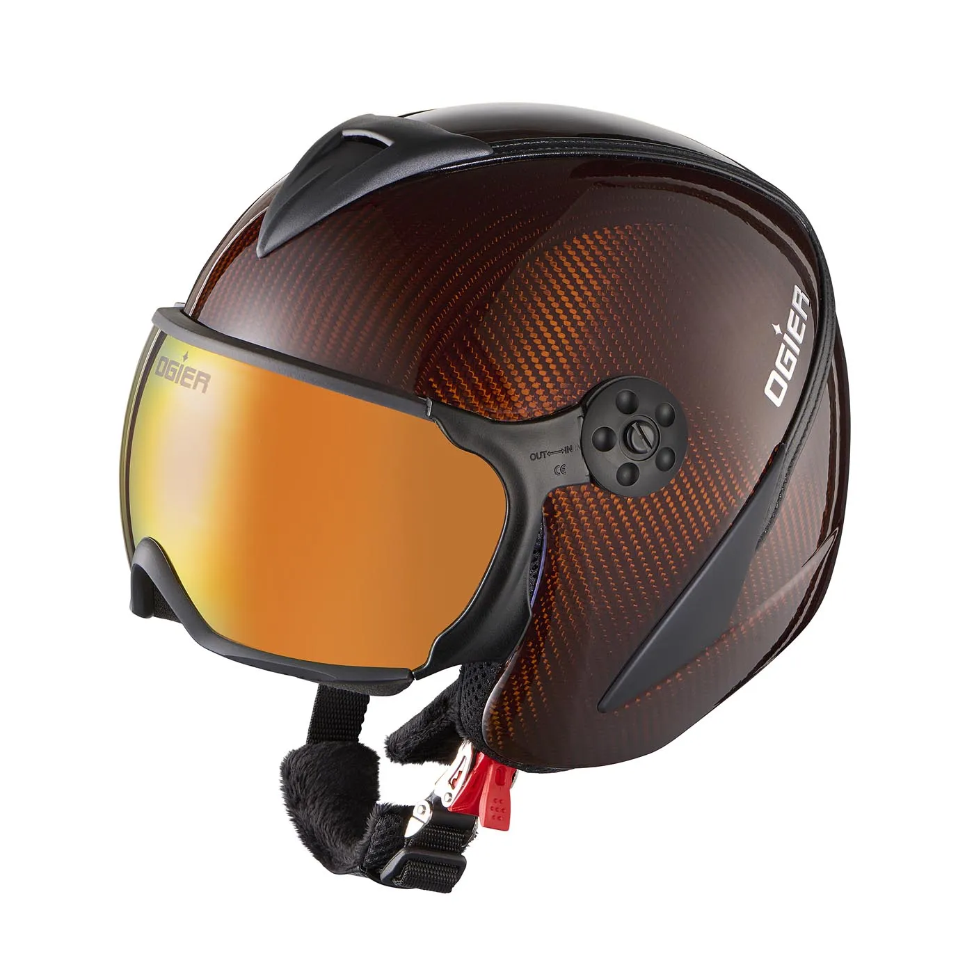 Kitzbuhel carbon Helmet Orange