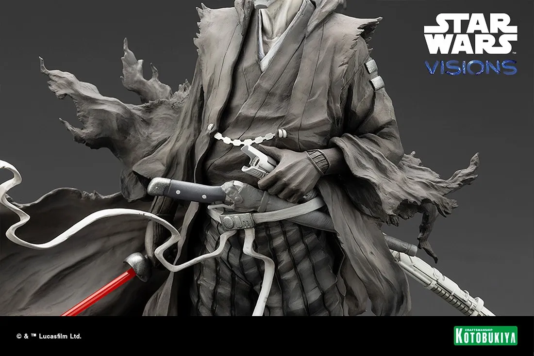 Kotobukiya ARTFX Star Wars Visions The Duel The Ronin Statue (gray)