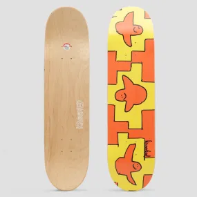 Krooked 8.06 Trio Skateboard Deck Orange