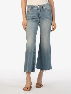 Kut From The Kloth Meg High Rise Fab Ab Wide Leg Jeans in Romantic