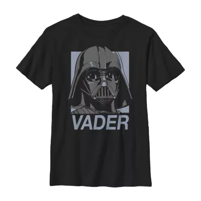 Little & Big Boys Crew Neck Short Sleeve Star Wars Graphic T-Shirt