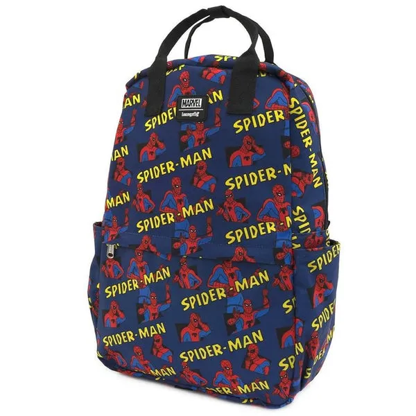 Loungefly x Marvel Spider-Man AOP Nylon Backpack