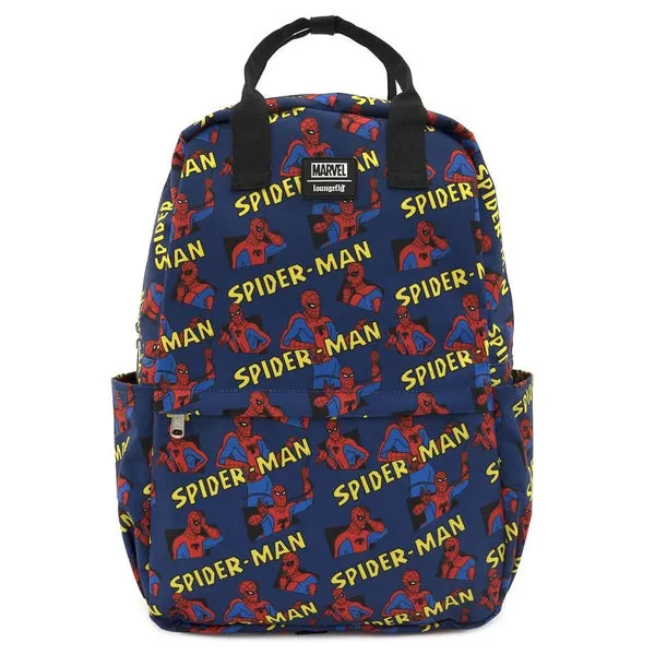 Loungefly x Marvel Spider-Man AOP Nylon Backpack