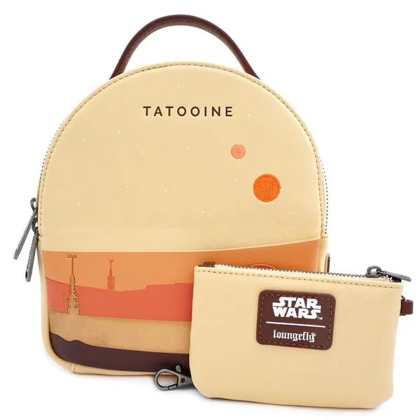 Loungefly x Star Wars Tatooine Convertible Backpack Set