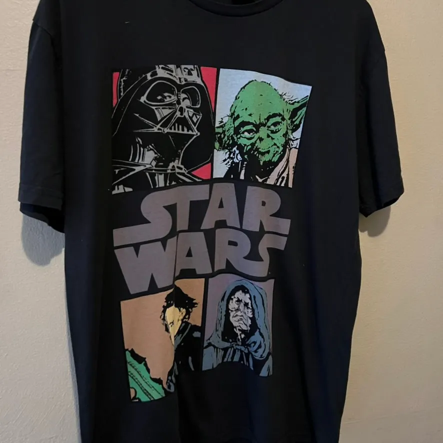 Lucas Films Ltd Star Wars Black Tshirt