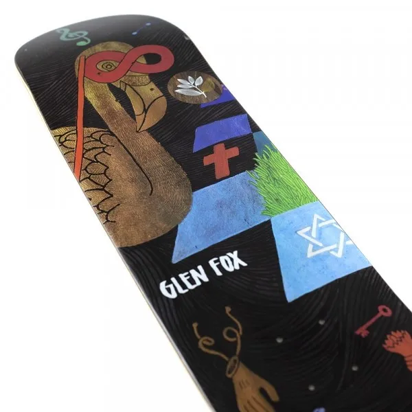 Magenta Glen Fox Zoo Series Skateboard Deck 8.25