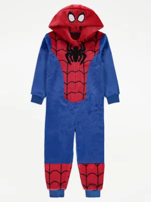 Marvel Spider-Man Fleece Onesie | Kids | George at ASDA