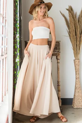 Mckenna Wide Leg Palazzo Pants - Pink