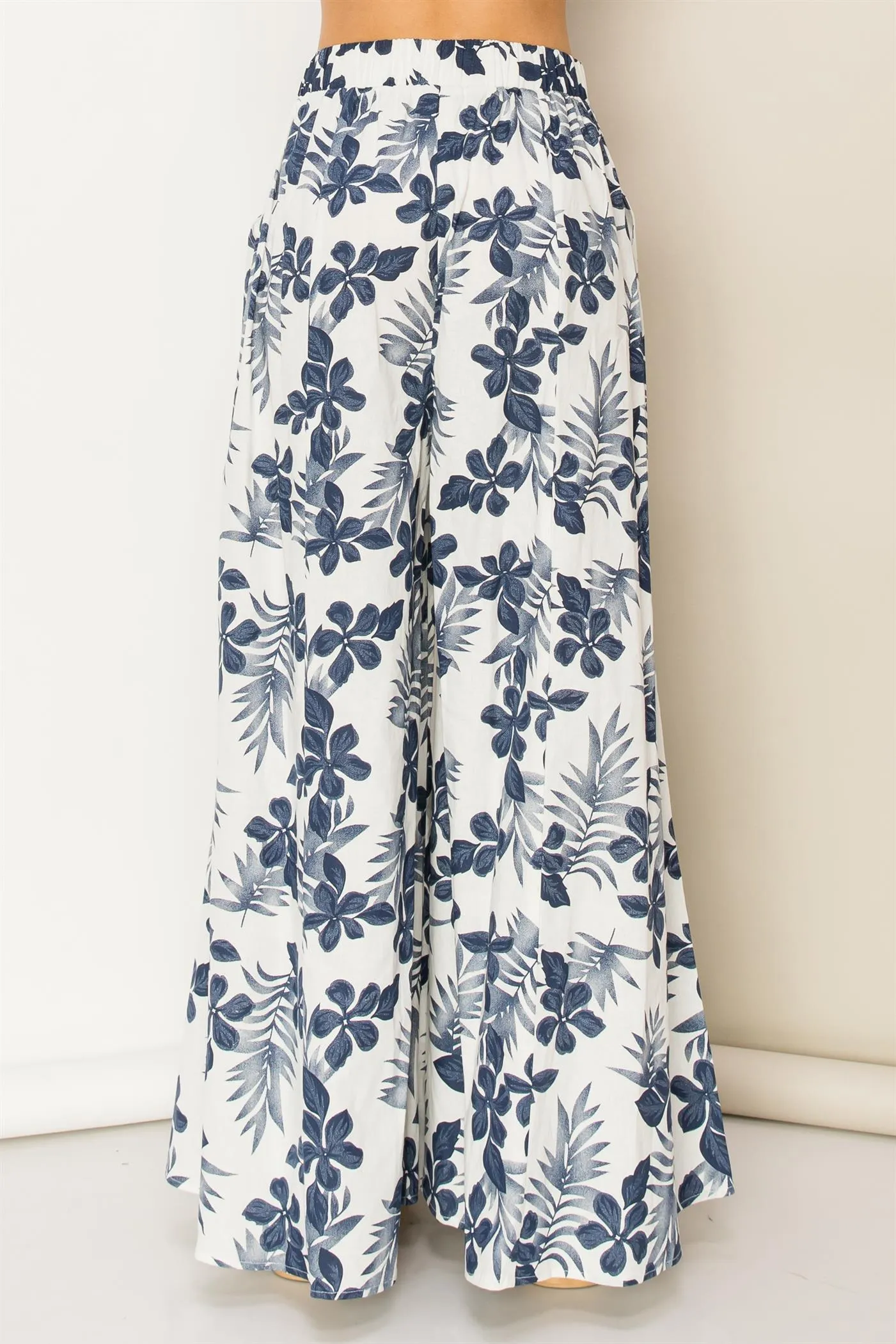 Melanie High Waisted Wide Leg Floral Pants