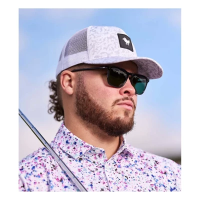 Men's Bad Birdie Paint Splatter 3 Golf Polo