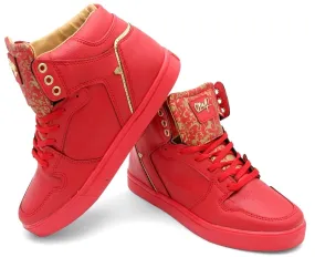 Mens Sneakers Majesty Red Gold 2 | NEW |