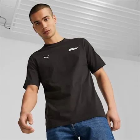 Mercedes-AMG Men's Logo Tee | PUMA Black | PUMA Mercedes AMG Petronas | PUMA 