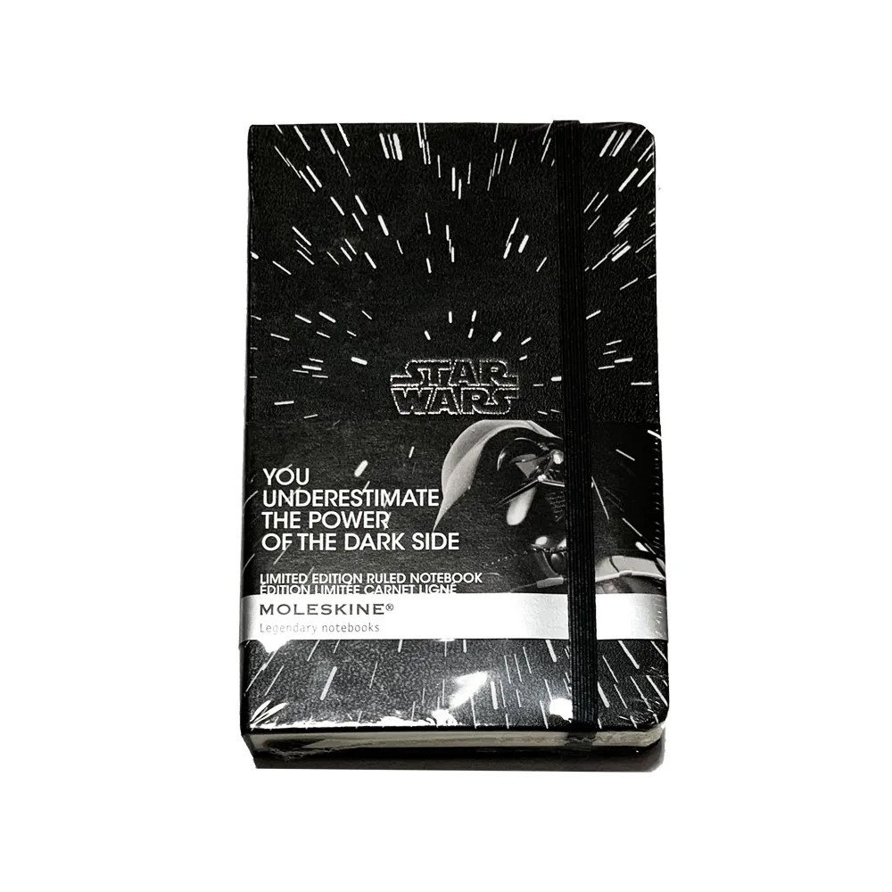 Moleskine x Star Wars Limited Edition Notebook 192 Pages “The Dark Side” Black